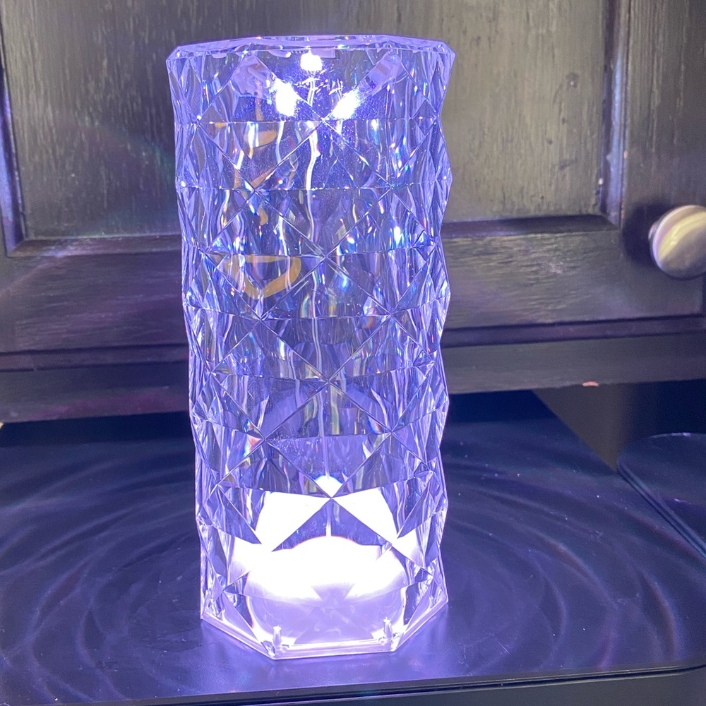 15 rose diamond table lamps used once as centerpieces